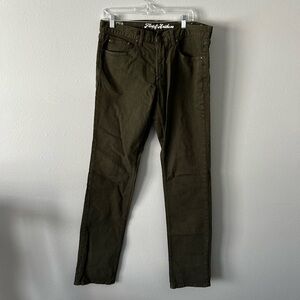 Men's Flag & Anthem Oakland Slim Fit Jeans in Olive Green